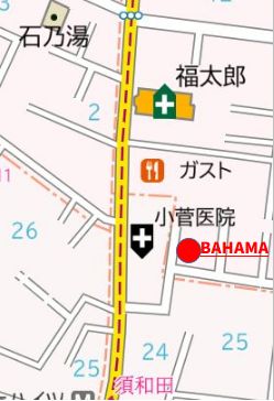 BAHAMA周辺アクセスマップ